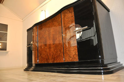 Curved Credenza from the Art Deco Era