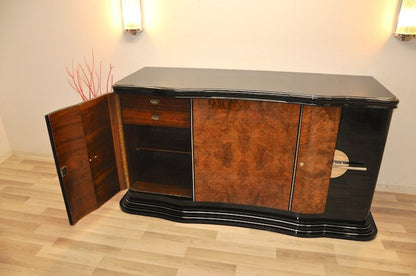 Curved Credenza from the Art Deco Era