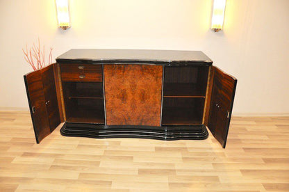 Curved Credenza from the Art Deco Era