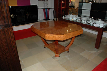 Wundervoller Art Deco Amboina Tisch