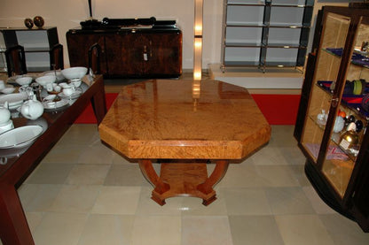 Wundervoller Art Deco Amboina Tisch