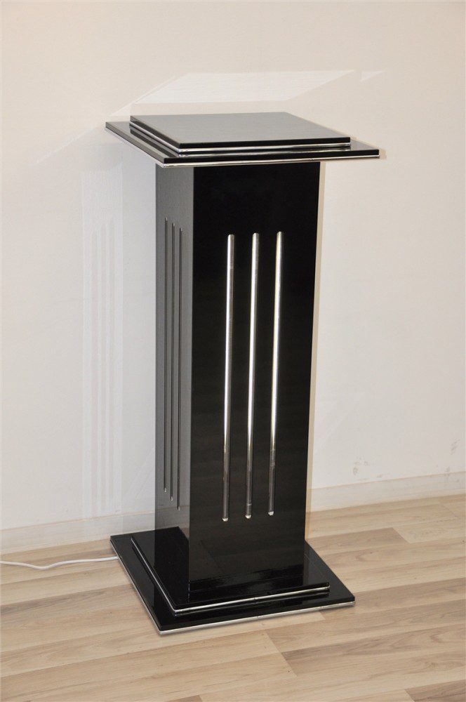 Schöne Säulen-Lampe im Art Deco-Stil