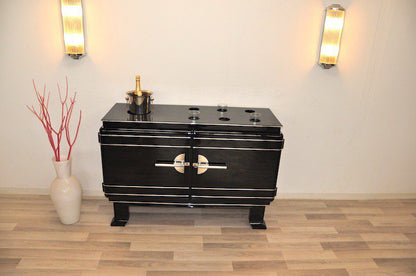 Einmaliger Art-Déco-Whisky-Barschrank