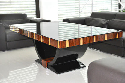 Art Deco Couchtisch mit wundervollem Furnier