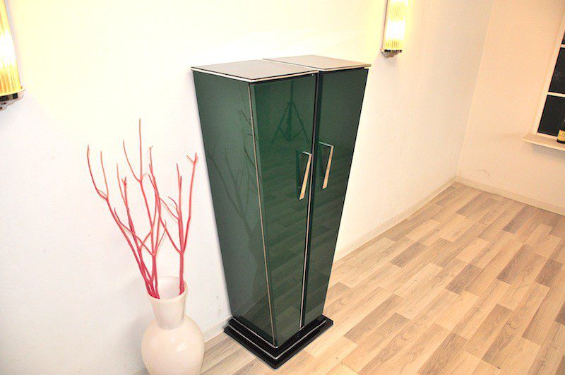 Große Art Deco Konsole Elien Chopardt Green Edition