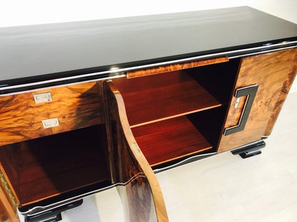 Art Deco Buffet aus Walnussholz
