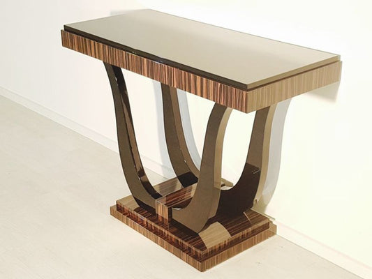 Art Deco Konsole mit Makassar Furnier