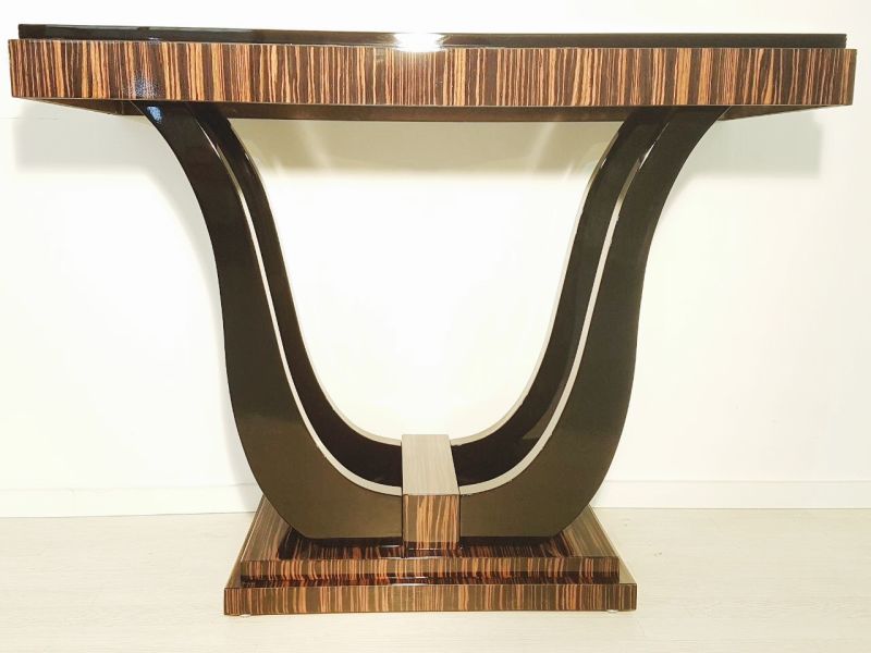 Art Deco Konsole mit Makassar Furnier