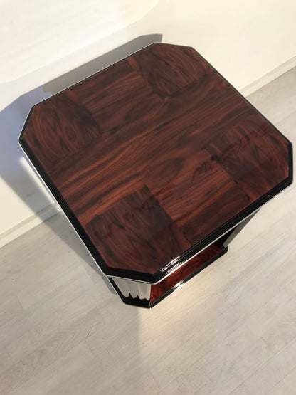 Mahagoni Art Deco Beistelltisch