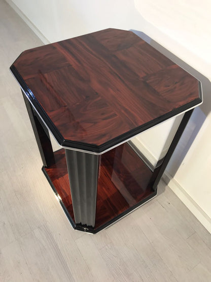 Mahagoni Art Deco Beistelltisch