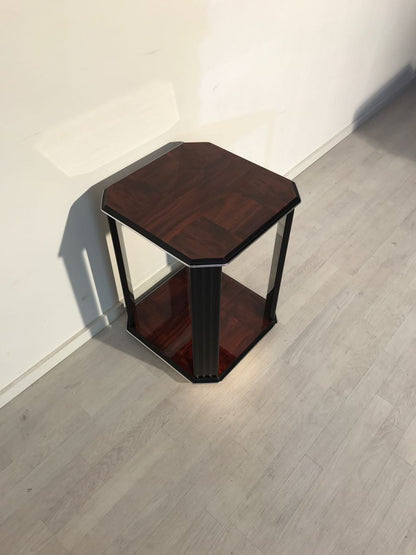 Mahagoni Art Deco Beistelltisch