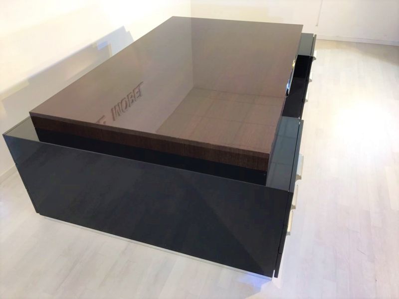 Prachtvoller Bauhaus XXL Schreibtisch und Partner Schreibtisch