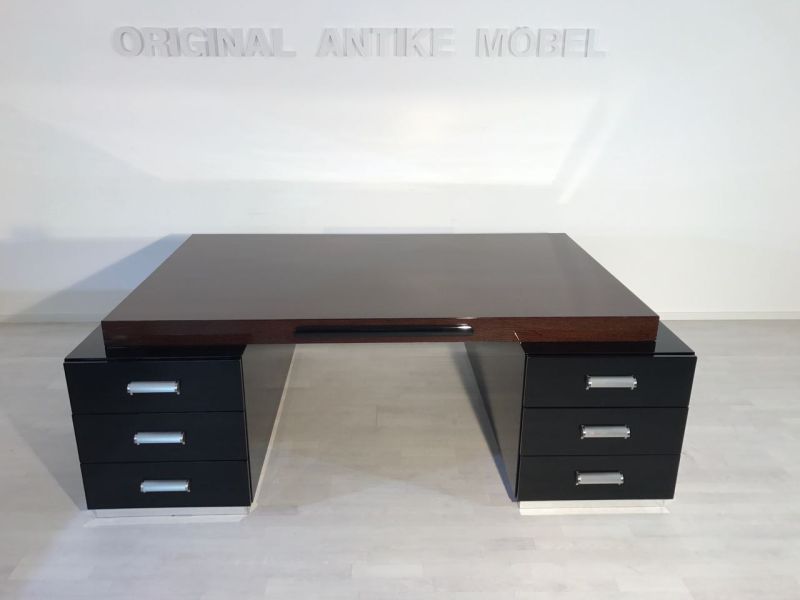 Prachtvoller Bauhaus XXL Schreibtisch und Partner Schreibtisch