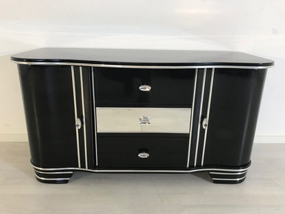 Art Deco Chrom Kommode von 1920