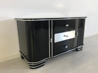 Art Deco Chrom Kommode von 1920