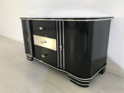 Art Deco Chrom Kommode von 1920