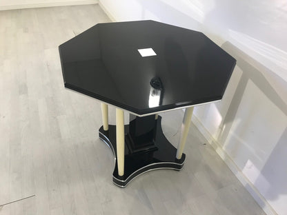 Achteckiger Art Deco Tisch für 4 Personen aus Frankreich 1920er Jahre