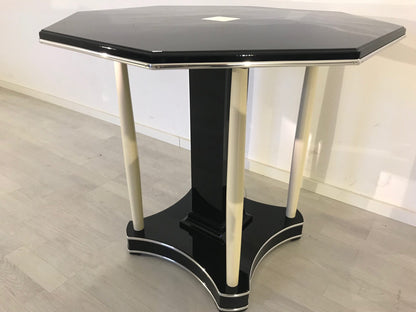 Achteckiger Art Deco Tisch für 4 Personen aus Frankreich 1920er Jahre