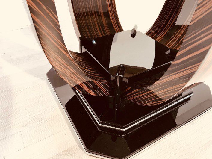 Achteckiger Esstisch im Art Deco Design