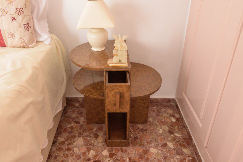 Pärchen Art Deco Nachttisch 1920er