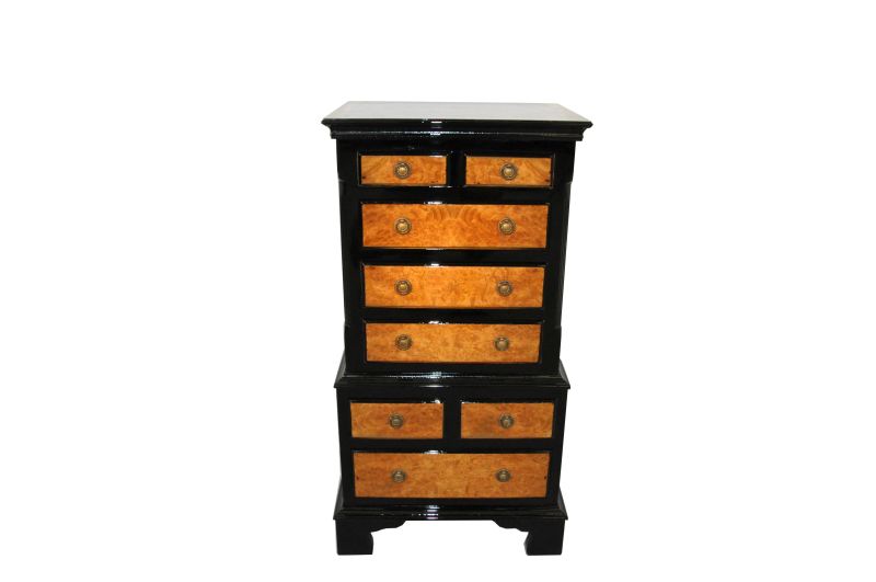 1930s Chest of Drawers with a Walnut Front