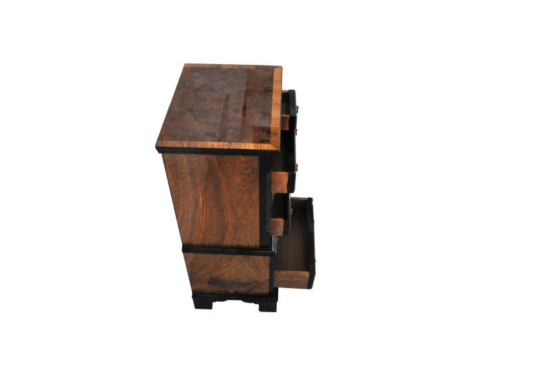 1930s Chest of Drawers with a Walnut Front