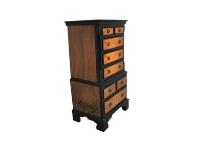 1930s Chest of Drawers with a Walnut Front