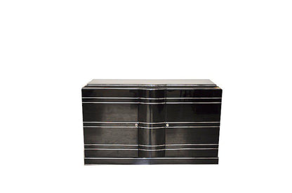 Art Deco Sideboard und Chromliner