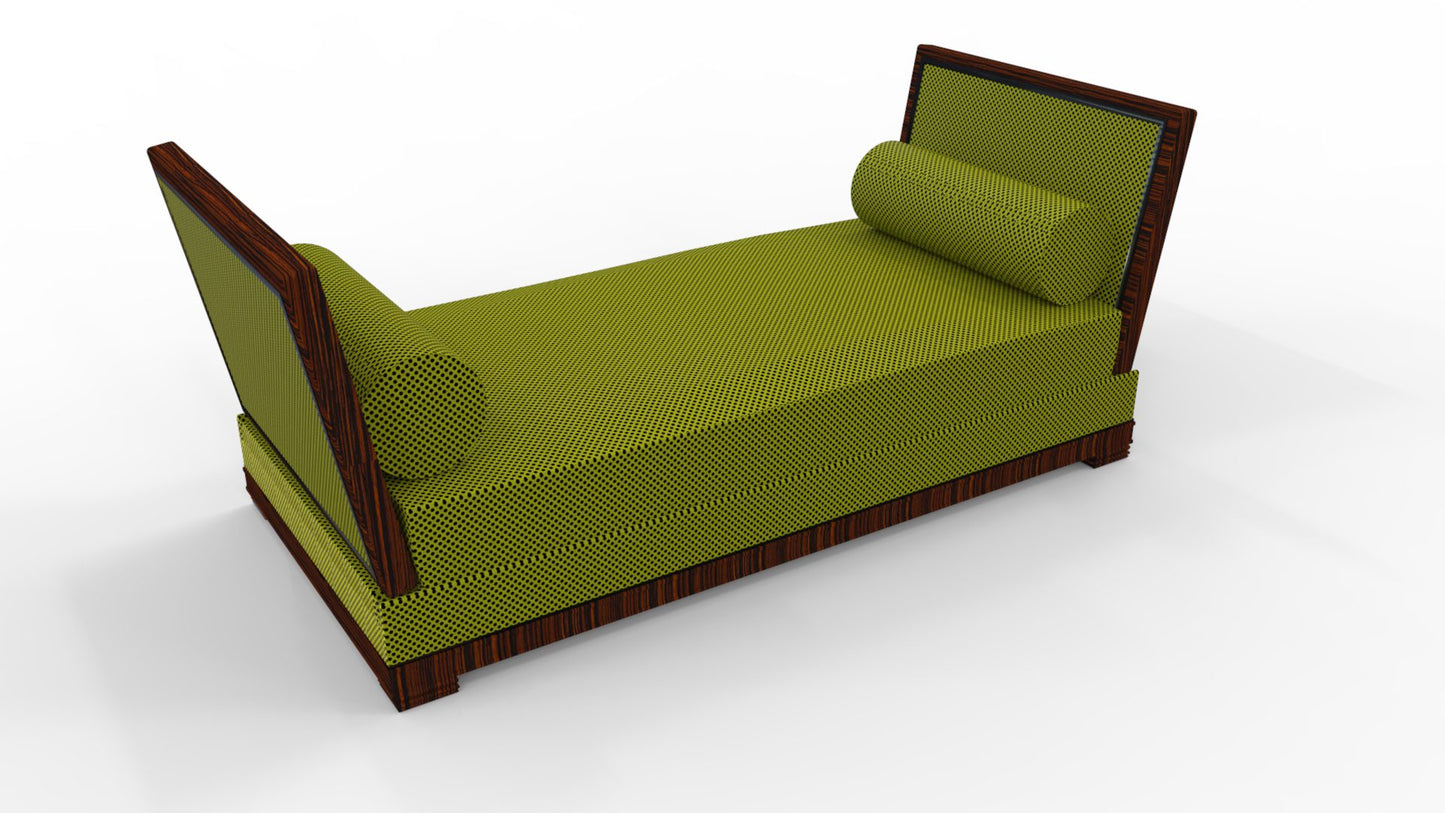 Zweisitzer-Sofa im Art-Déco-Design