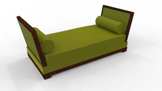 Art Deco Design Zweisitzer Sofa