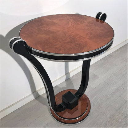 Honig Ahorn Art Deco Stil Beistelltisch
