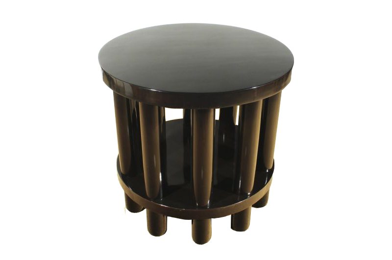 Säulen-Beistelltisch im Art-Deco-Stil / Design von Adolf Loos
