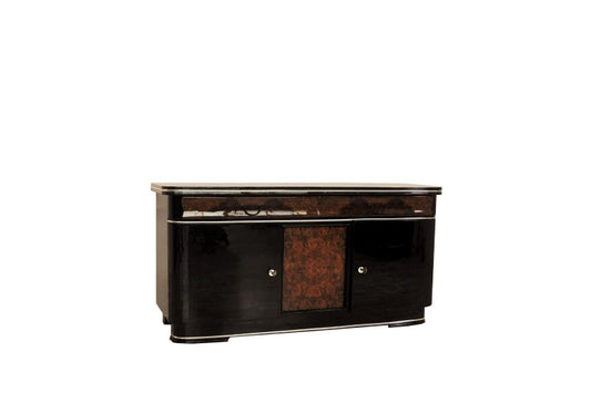 Originales Art-Deco-Sideboard mit Walnussholzdetails