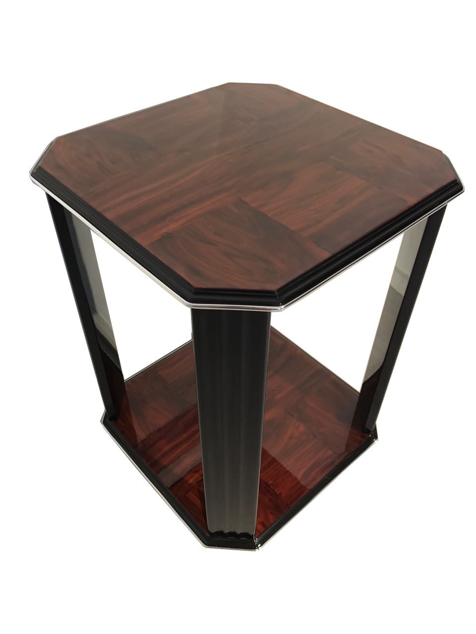 Mahagoni Art Deco Beistelltisch