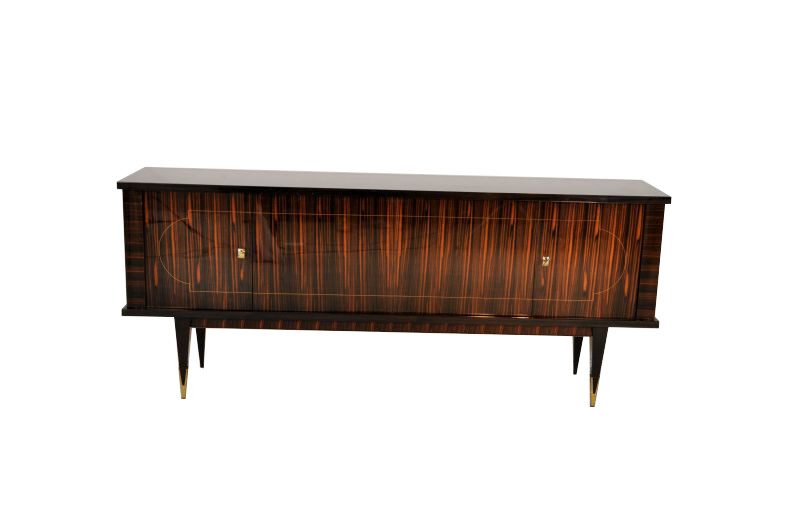 1920s Art Deco Macassar Sideboard from France