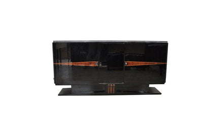 Schwebendes Art Deco Buffet mit feinen Holzdetails