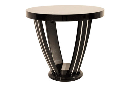 Schwarzer Beistelltisch im Art-Deco-Stil, ca. 1925