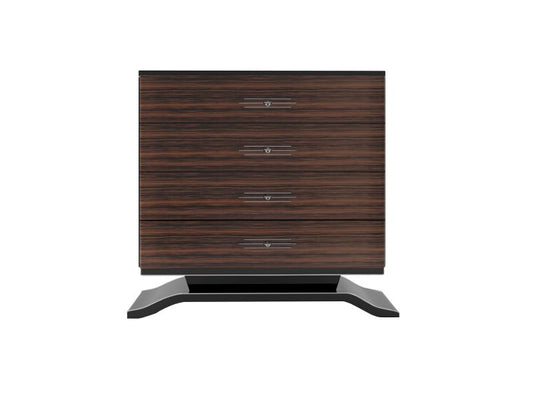 Makassar Holz Kommode im Art Deco Design