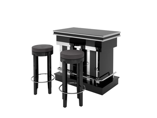 Art Deco Design Bar mit Klavierlack