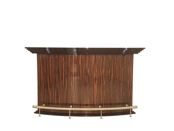 Halbmond Bar im Art Deco Stil