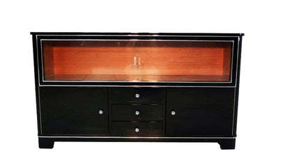 Art-Deco-Vitrinen-Sideboard aus Deutschland
