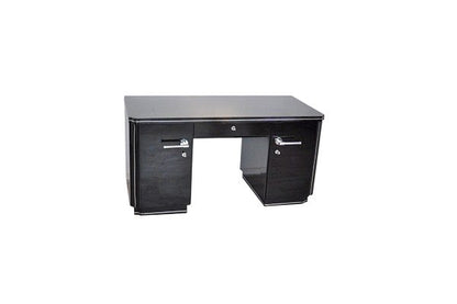 Antique Art Deco Desk with a Shelf on the Back