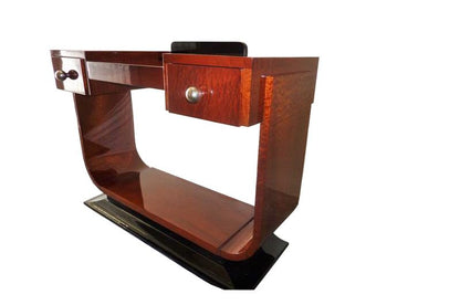 Große Art Deco Konsole Mahagoni