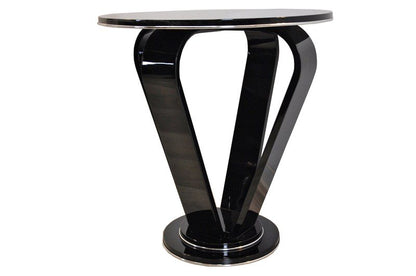High Gloss Black Side Table