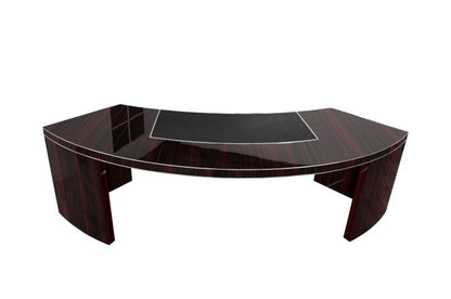 XXL Bauhaus Desk with a Macassar Veneer