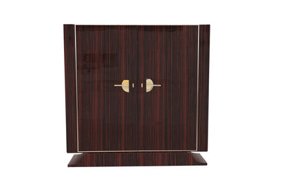 Art Deco Stil Makassar-Schrank