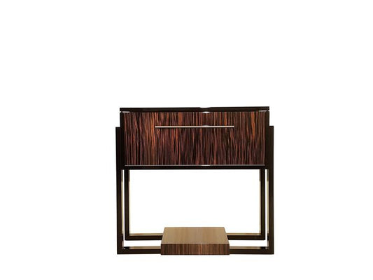 Art Deco Konsole mit Makassarholz