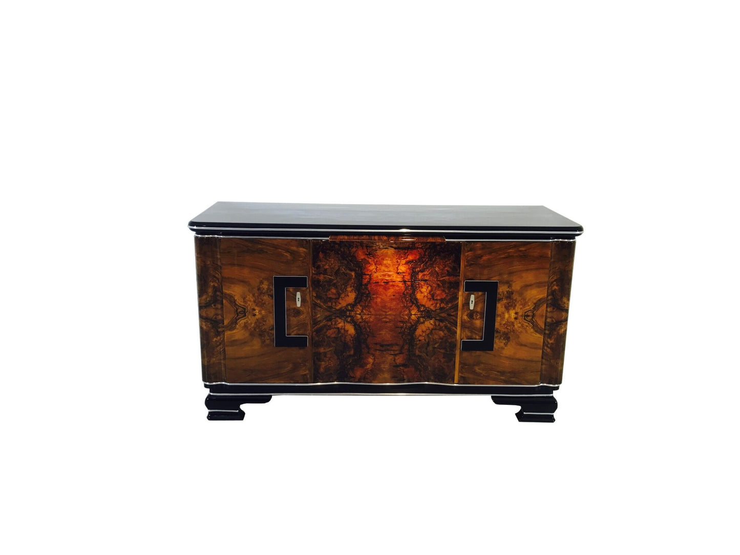 Art Deco Buffet aus Walnussholz