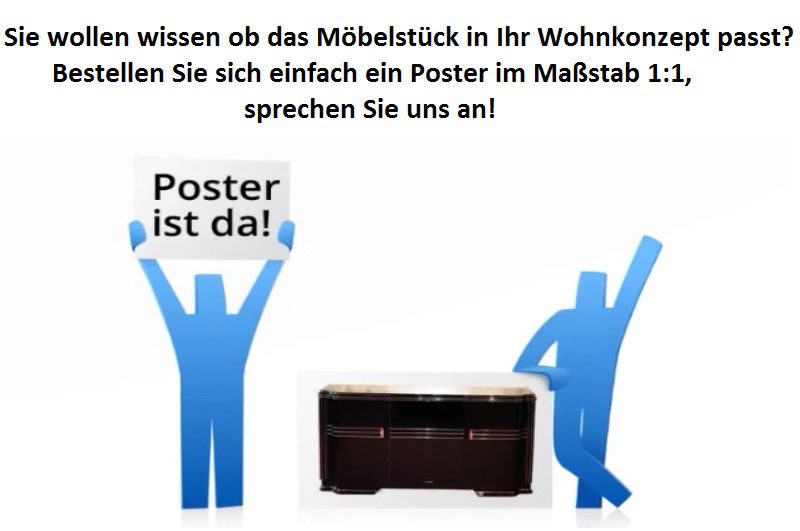 Walnussvitrine aus dem Art Deco