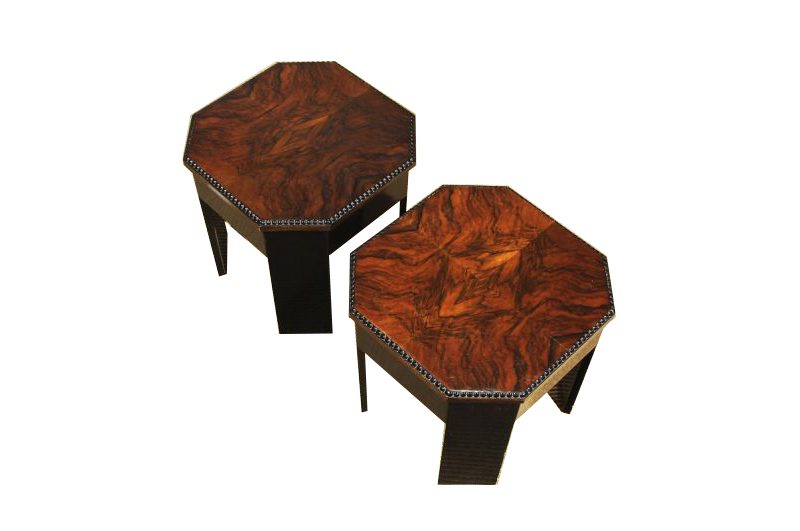 Art Deco Pärchen Beistelltische